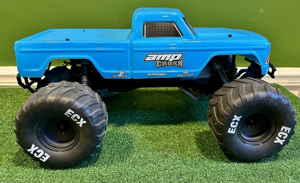 ECX AMP Crush MT 2WD R/C Monster Truck - Brushed - 1/10 Scale - Runs Good - Image 4 of 4