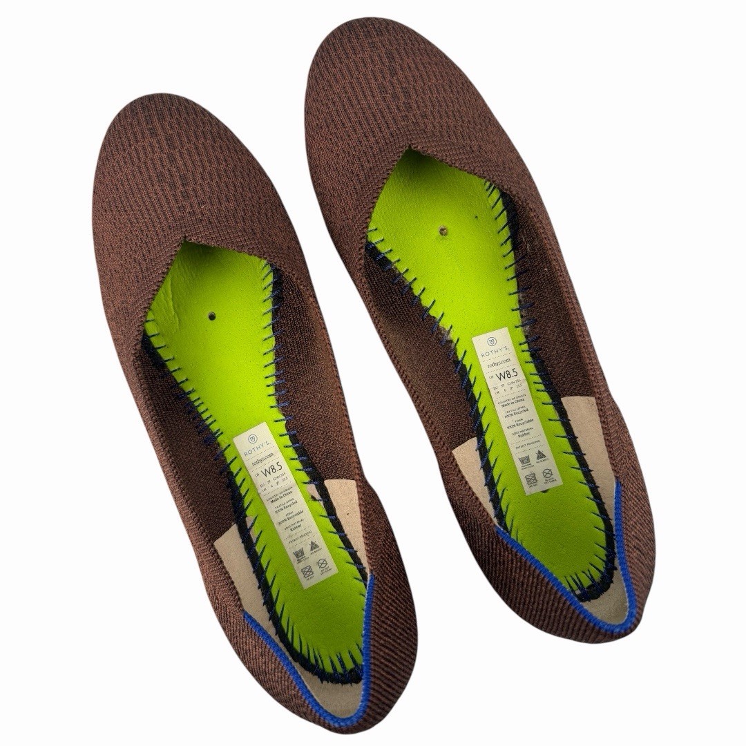 Rothy’s Women’s Truffle Python Round Toe Ballet F… - image 7