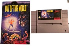 Interplay Out of This World for SNES NTSC-U/C (US/Canada) 1992 w/ Manual