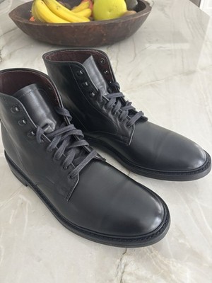 Allen Edmonds Higgins Mill 10.5D Black Weatherproof Boots NWOB USA 