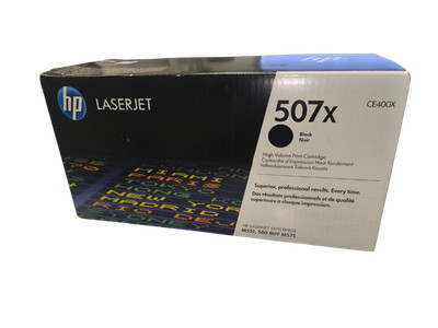HP Toner 507X / CE400X Bk  Black Original für HP M551 500 MFP M575 #M518
