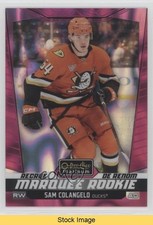 2024 O-Pee-Chee Platinum Marquee Rookies Pink Magma Sam Colangelo #210 READ h6w