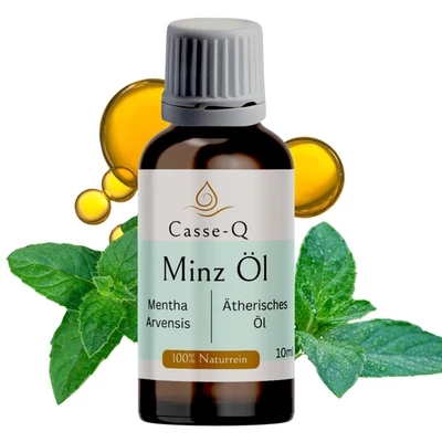 Mint Essential Oil Mentha Arvensis - Casse-Q (10/50/100/500ml) | 100% Natural