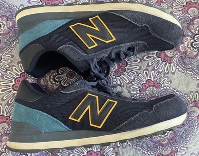 New Balance 515 Classics Lifestyle Shoes - ML515OTS - Navy Blue Yellow - Men 14
