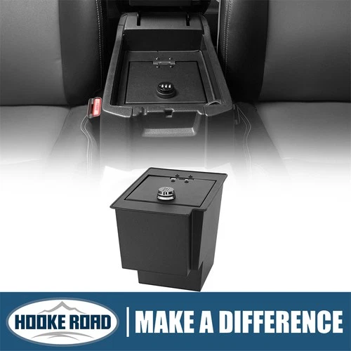 Hooke Road fit 2010-2024 Toyota 4Runner Center Console Safe Lockbox Vault Insert
