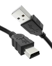 USB Charger Cable Compatible with Ti-84 Plus CE，Ti-84 Plus/C Silver Black 