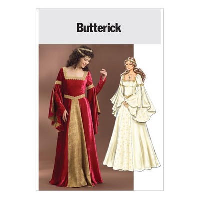 Schnittmuster Historisches Kleid Butterick B4571 EE 14-20 (Gr. 40-46) Dt. Anl.