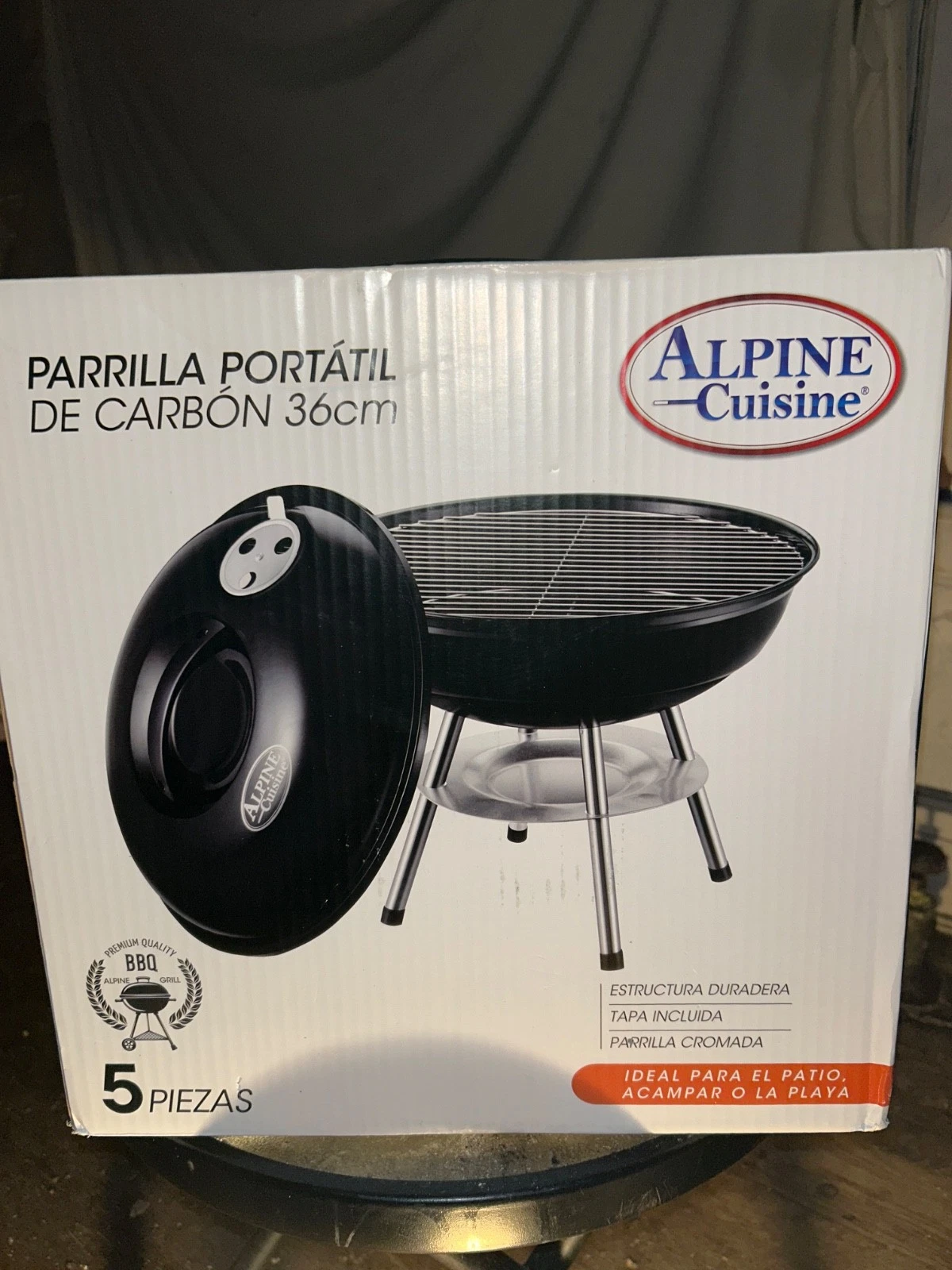 Portable Charcoal Barbecue Grill 14”