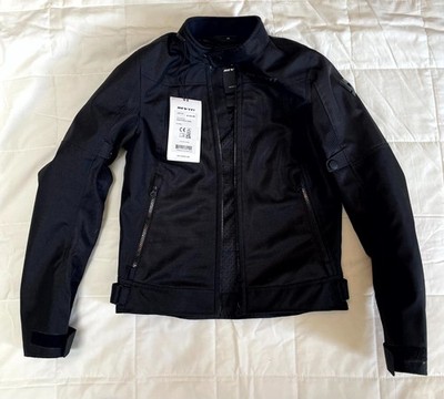 REV'IT Eclipse 2 Womens Mesh Armor Motorcycle Riding Jacket Black Size 34 FJT331