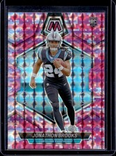 Jonathon Brooks 2024 Panini Mosaic #345 Rookie Pink Camo Prizm