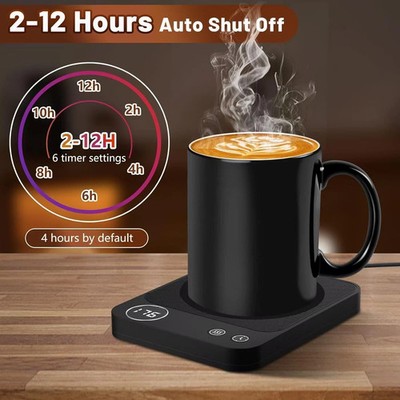 Coffee Mug Warmer for Desk, Electric Coffee Cup Warmer with 3-Temp Settings, ...