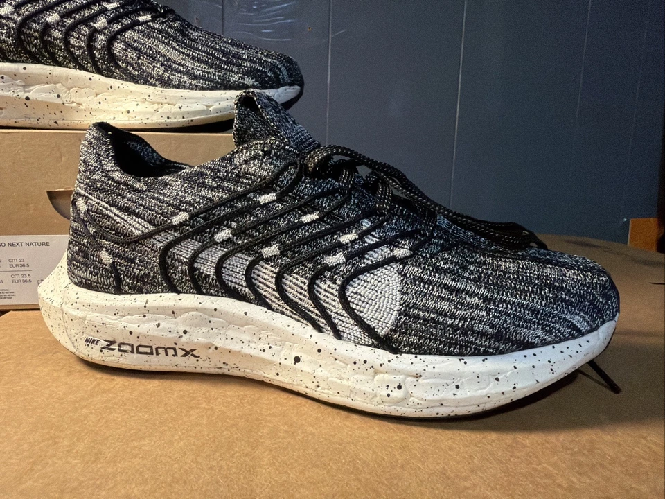 Nike Pegasus Turbo Next Nature DM3414-005 Women’s 6 Black White Running NEW - Image 2 of 4