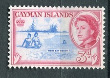 CAYMAN ISLANDS; 1962 early QEII Pictorial issue fine MINT MNH Unmounted 3d. 
