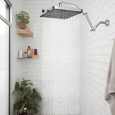 Hibbent 5 Spray Modes Shower Head 13'' High Pressure Rain Shower Head Bathroom