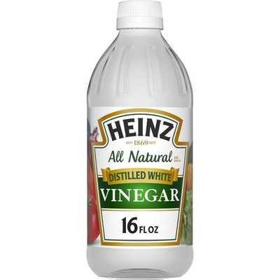 Heinz All Natural Distilled White Vinegar with 5% Acidity 16 fl oz Bottle