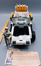 1985 Vintage GI Joe SNOWCAT w/ driver FROSTBI...