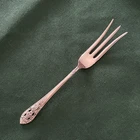 Sterling LEMON FORK 4-3/4", Fine Arts (International) "CROWN PRINCESS", MINT!