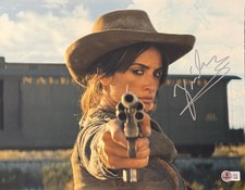 Penelope Cruz Signed 11x14 Photo Bandidas Authentic Autograph Beckett Hologram