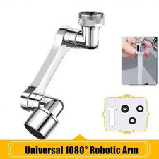 Universal Metal Copper Kitchen Faucet Aerator Extender 1080 Degrees Rotation Spr