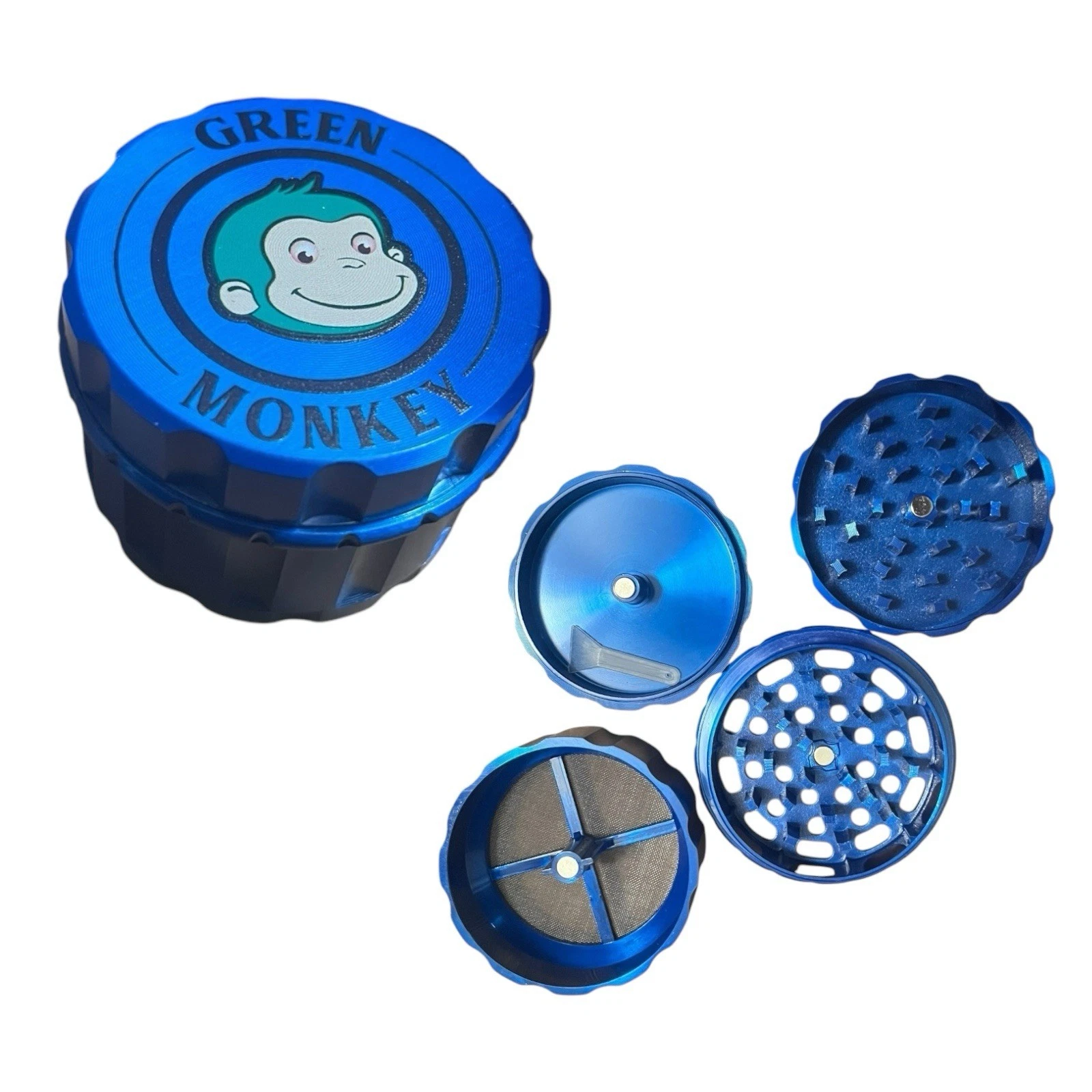 63mm Magnetic 4-Piece Zinc Grinder for Herbs, Spices & Seasonings
Opens in a new window or tab