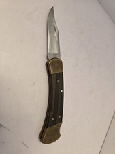 BUCK Ebony 110 USA Lockback Folding Pocket Knife Without Sheath--