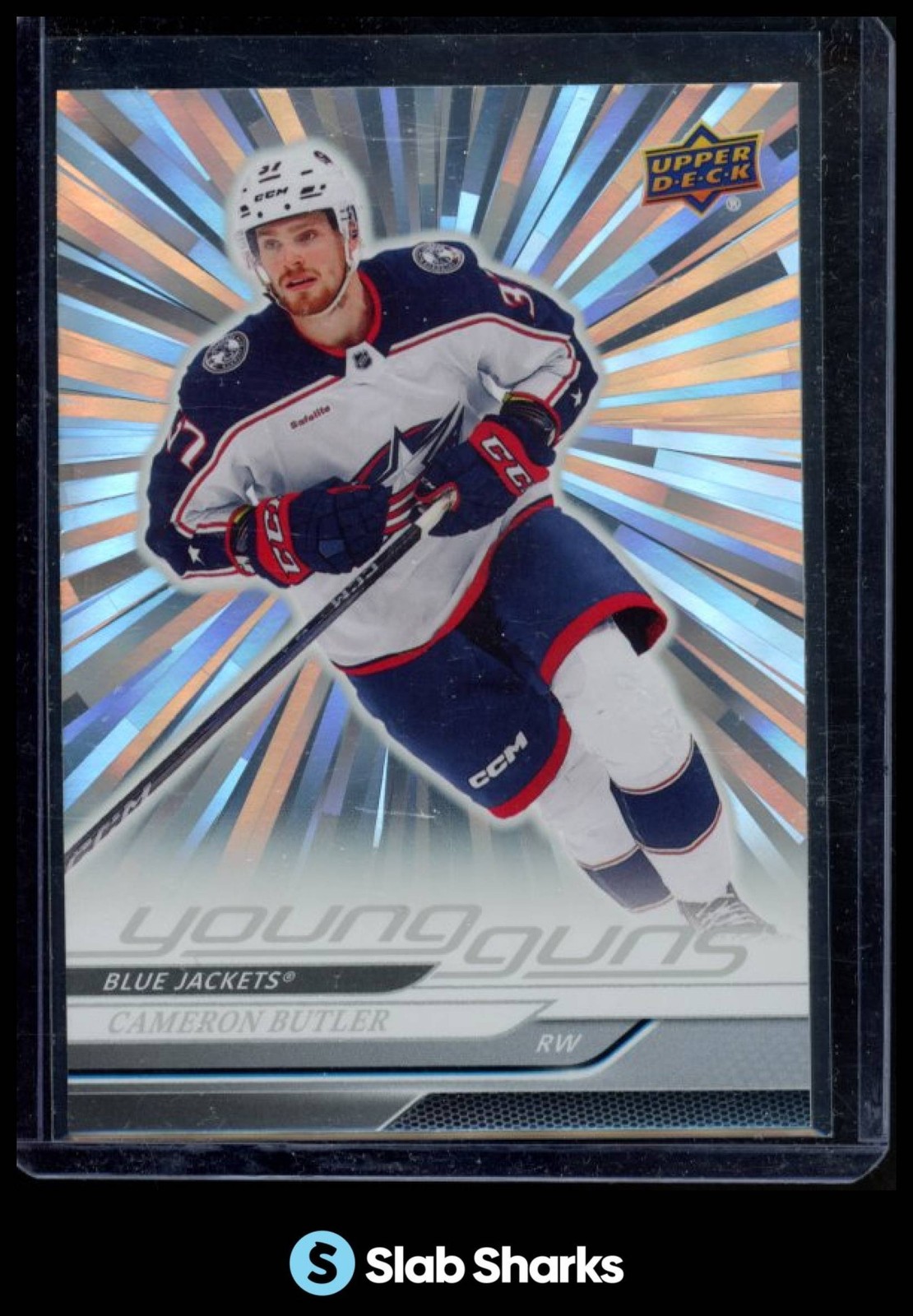 2024 UPPER DECK #455 CAMERON BUTLER OUTBURST SILVER YOUNG GUNS RC ROOKIE