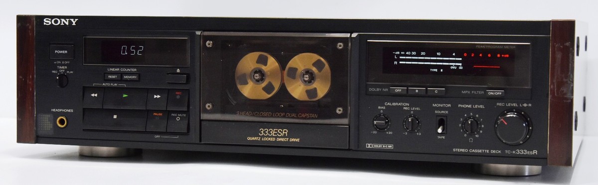 Sony Tc-k333esr Cassette Tape Deck Power Supply 100v From Japan