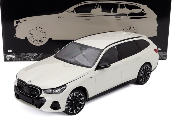 Minichamps 1/18 BMW 5Er I5 M60 Touring (G61) SW 2024 Weiß Met 110023601-image