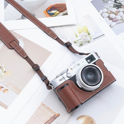 For Fujifilm X100VI Camera Bag Leather Dock Case Base Protection Cover Shell New