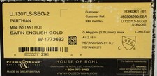 Perrin And Rowe U.1307LS-SEG-2 Hot Water Dispenser,Satin English Gold NEW