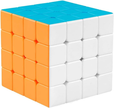 Qiyi 4X4 Speed Cube Stickerless Magic Puzzle Toy Gift for Kids and Adults Challe