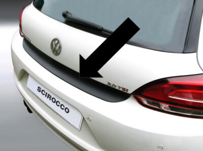 Ladekantenschutz schwarz für Volkswagen VW Scirocco III vor facelift 05.08-03.14