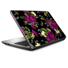 Universal Laptop Skins wrap for 15" - Rose Floral Trendy