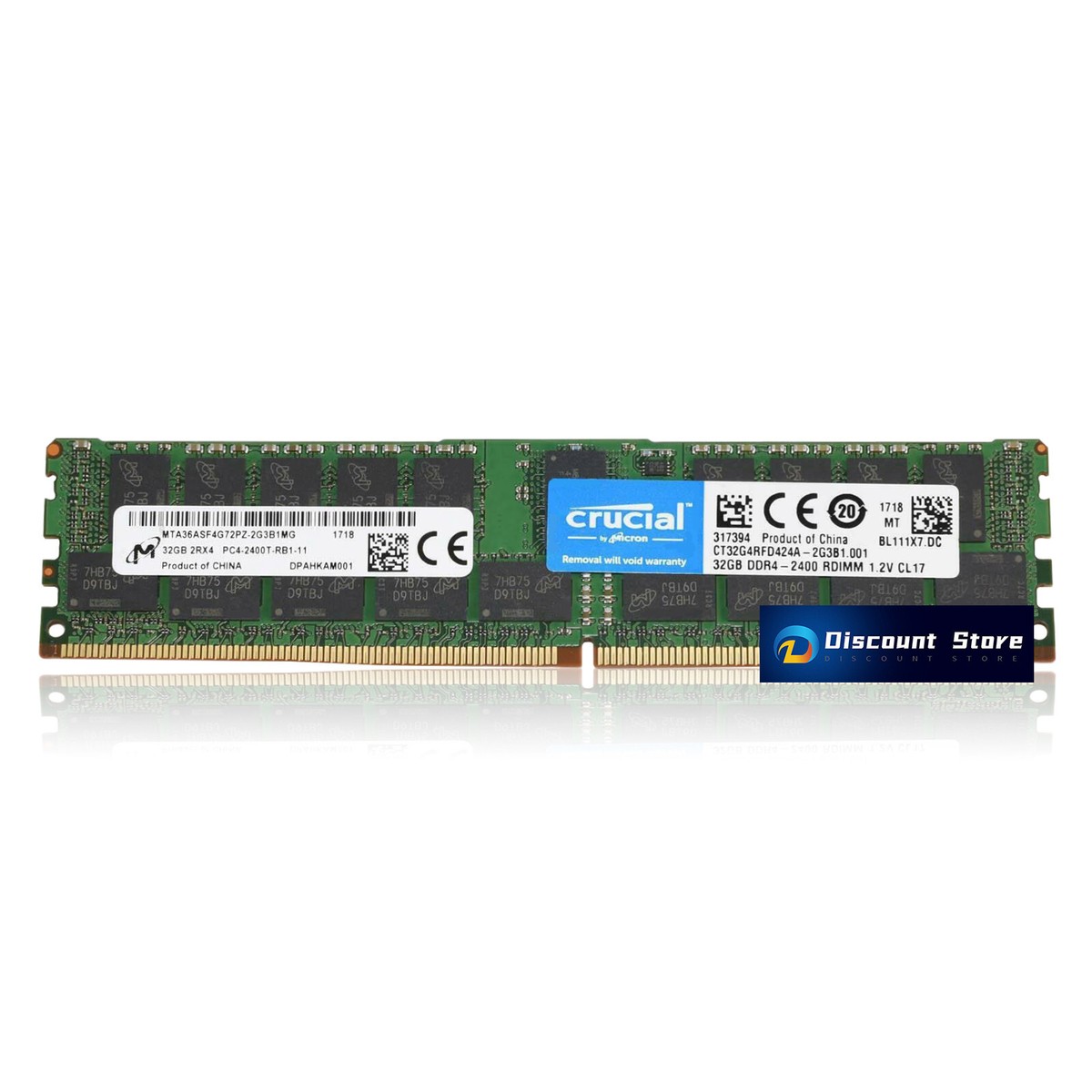 Micron 32gb Ddr4 2933mhz Ecc Ram 32gb Ddr4 Ecc Rdimm Micron