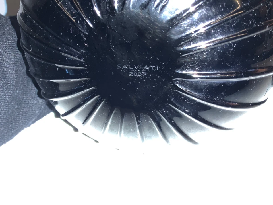 Salviati 'Drops' Vase - Black - Medium size - last one remaining - Image 2 of 2