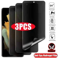 For Samsung S25 Ultra S24 S23 S22 Full Cover Privacy Hydrogel Screen Protector