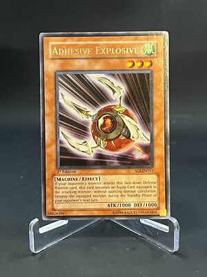 Yugioh! Adhesive Explosive 1st Edition SOI-EN011 Rare