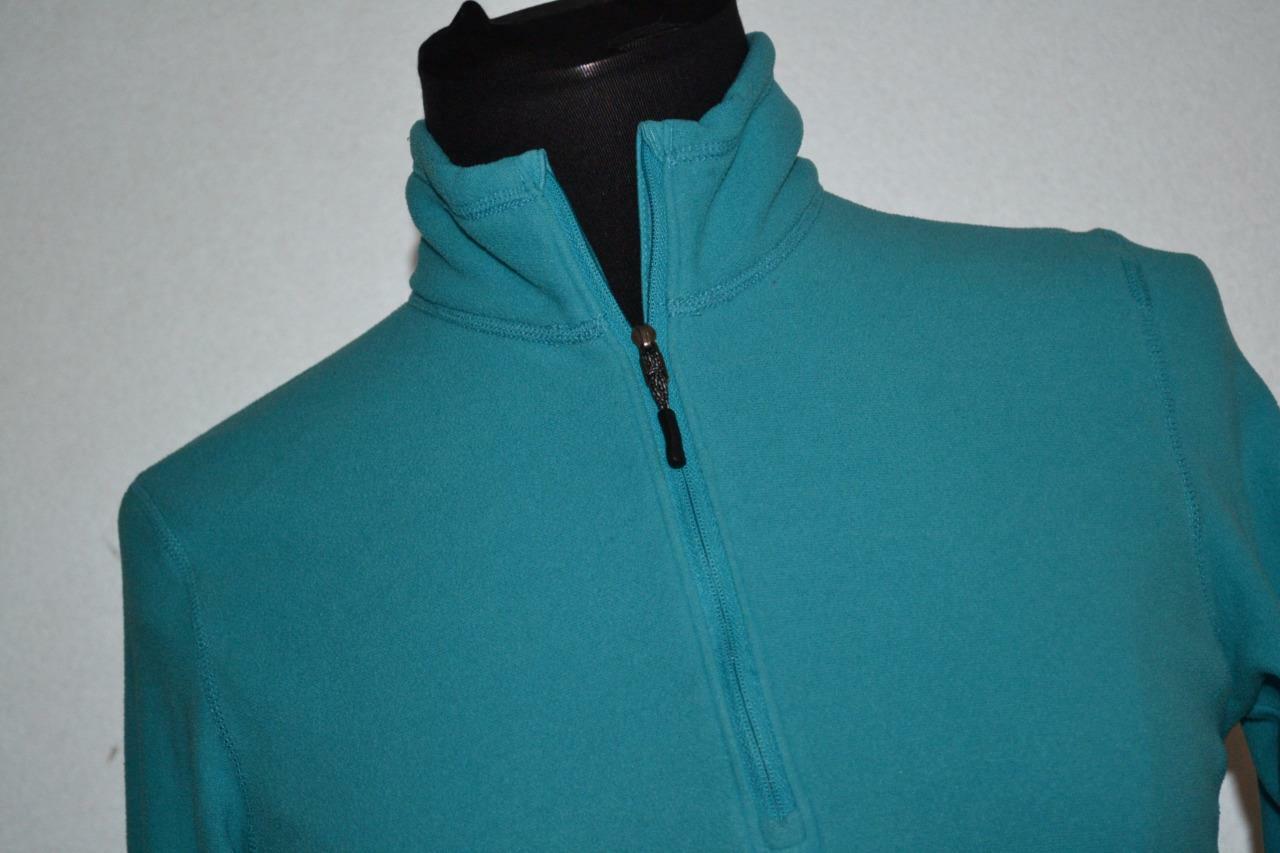 32411a Womens REI CoOp Fleece Pullover Shirt Zip Si… Gem