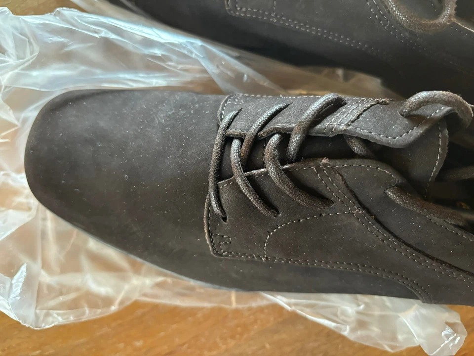 Zapatos para mujer Aerosoles marrón oscuro gamuza encaje corbata talla 8M - nuevos - nunca usados Foto 3 de 4