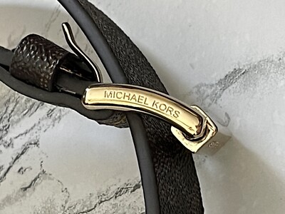 Michael Kors Foam Composite Leather Accented Belt s-l400.jpg main image 3
