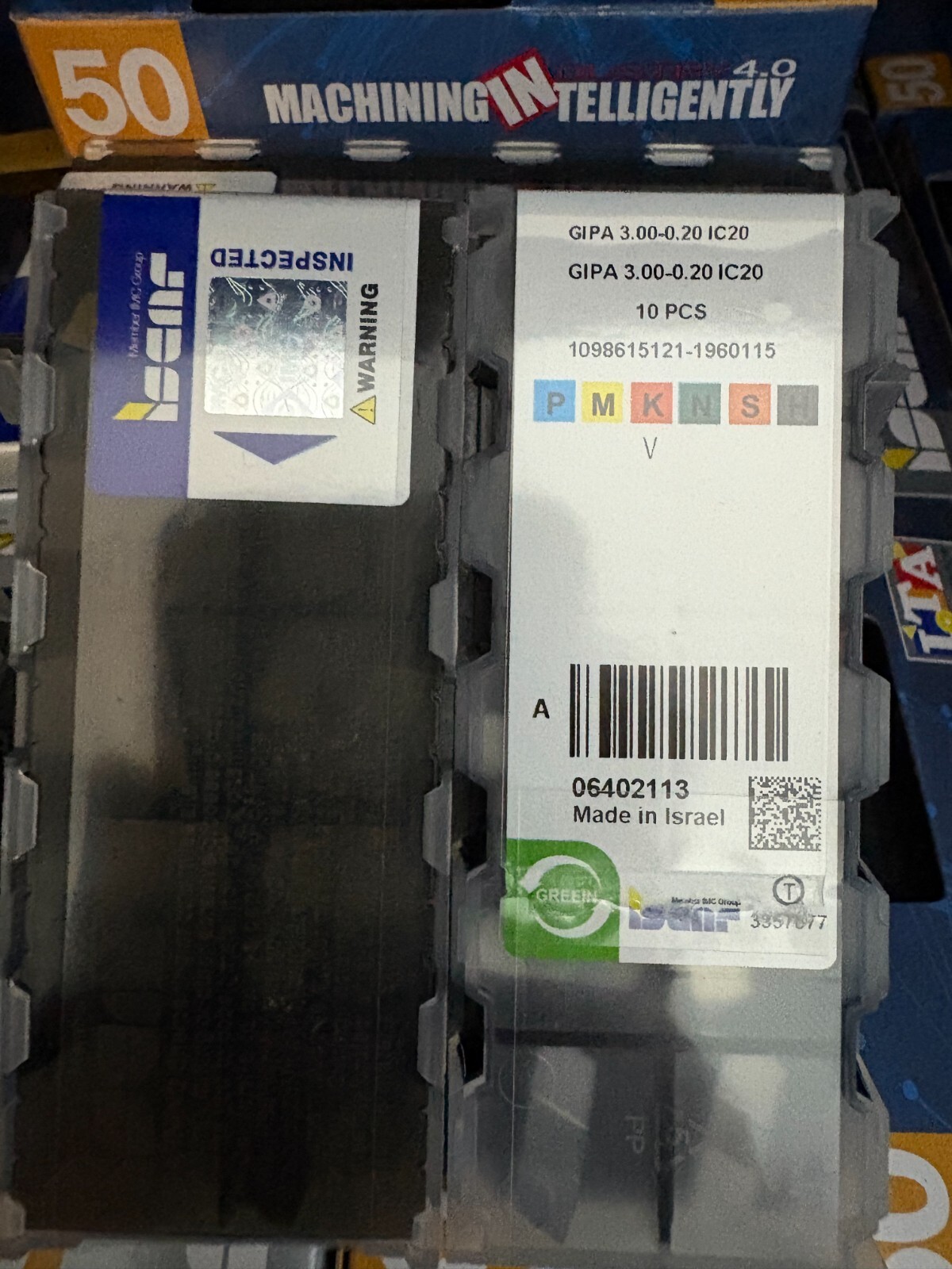 GIPA3.00-0.20 IC20/ISCAR  10 PCS