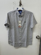 NWT / Dockers Mens Ultimate Button Up SmartFlex Modern Fit Short Sleeve - MEDIUM