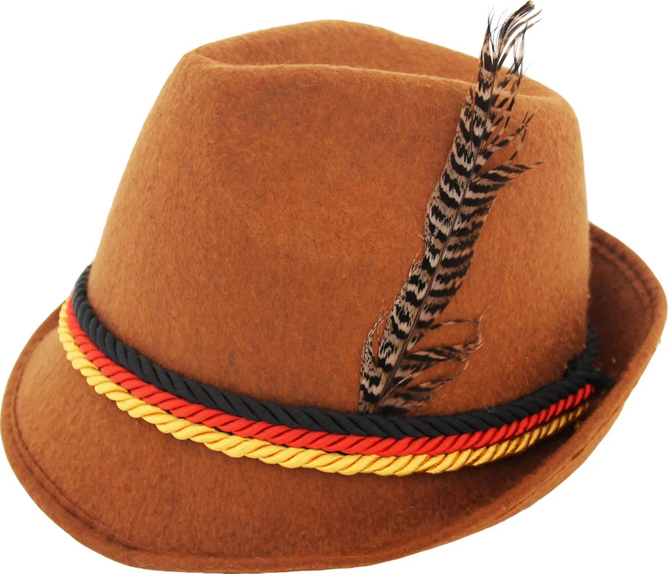 Unisex Bavarian German Oktoberfest Halloween Cosplay Costume Hat (3 Colors) - Image 3 of 3