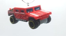 Christmas Ornament for Rescue Hummer Red White Stripe