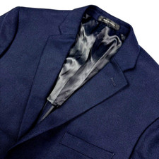 Lauren Ralph Lauren LRL Men's 100 Wool 2-Button Blazer Black 44R