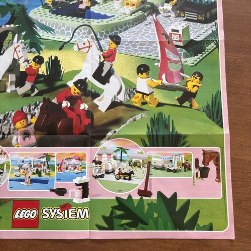 VTG 1992 Lego System Paradisa Wall Poster Display 23.5”x16.5” - Picture 4 of 9