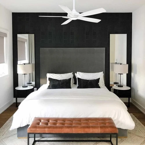 Dyno 52" White Ceiling Fan - F1000-WH for Stylish Air Circulation - Picture 7 of 9