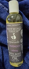 SOOTHING TOUCH AYURVEDA BATH  MASSAGE OILS WITH LAVENDER SCENT 8.0 Fl Oz