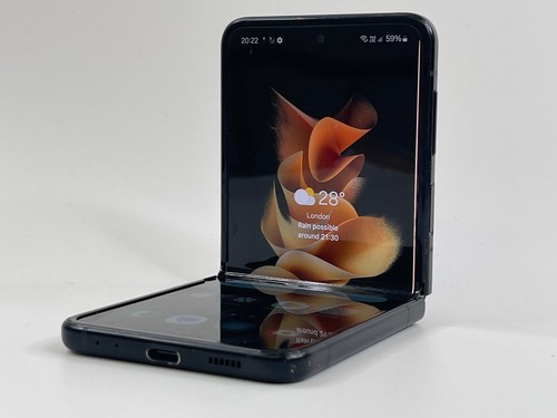 Samsung Galaxy Z Flip3 5G SM-F711 128GB Black Unlocked Poor Condition 792 - Zdjęcie 2 z 24