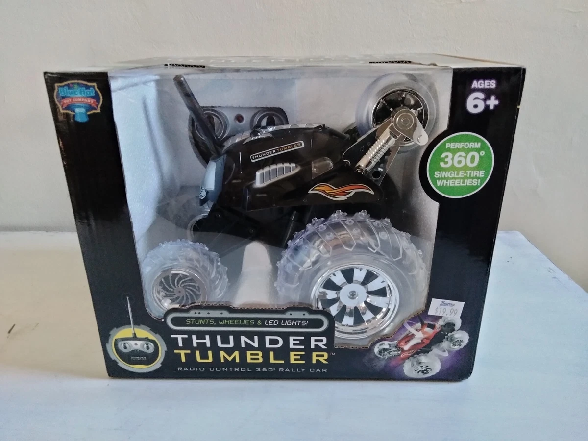 Blue Hat THUNDER TUMBLER Wireless RC Radio Control 360 Rally Car Black Open Box